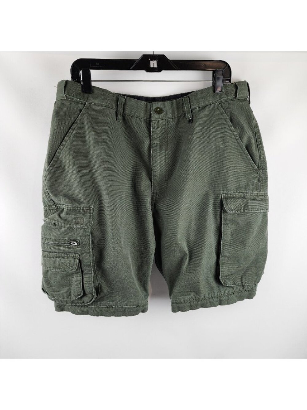 Boy Scouts of America Cargo Shorts Men 36 Classic Green Utility Outdoor Tactical